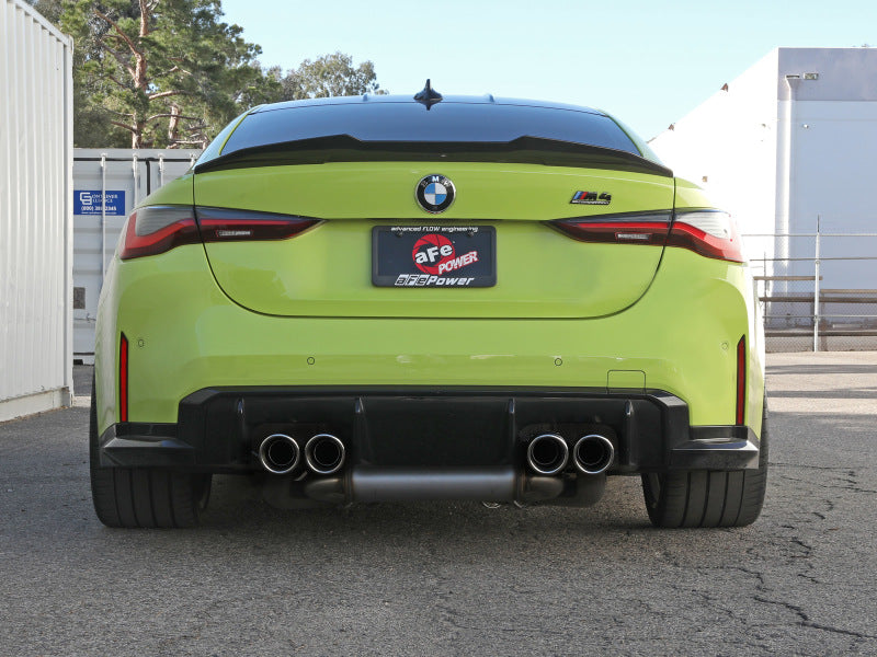 aFe MACHForce XP Exhausts Cat-Back SS 21 BMW M2 Competition L6-3.0L w/Polished Tips Catback aFe
