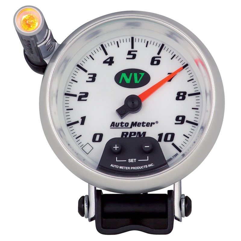 Autometer Quick Lite 3 3/4in 10k RPM Pedestal Tachometer w/ ext. Gauges AutoMeter