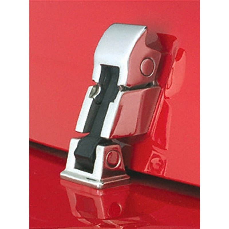 Rugged Ridge 42-95 Jeep CJ / Jeep Wrangler Stainless Steel Hood Catch Kit Brackets Rugged Ridge
