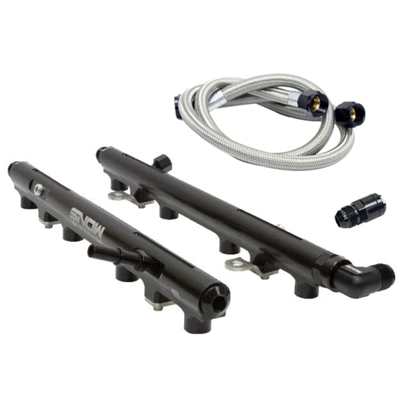 Snow 2018+ Ford Coyote Factory Hookup Fuel Rail Kit (Pair) Fuel Rails Snow Performance
