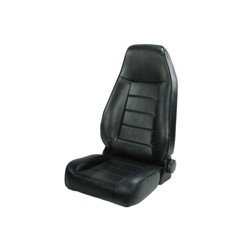 Rugged Ridge High-Back Front Seat Reclinable Black 76-02 CJ&Wrangle Seat Brackets & Frames Rugged Ridge
