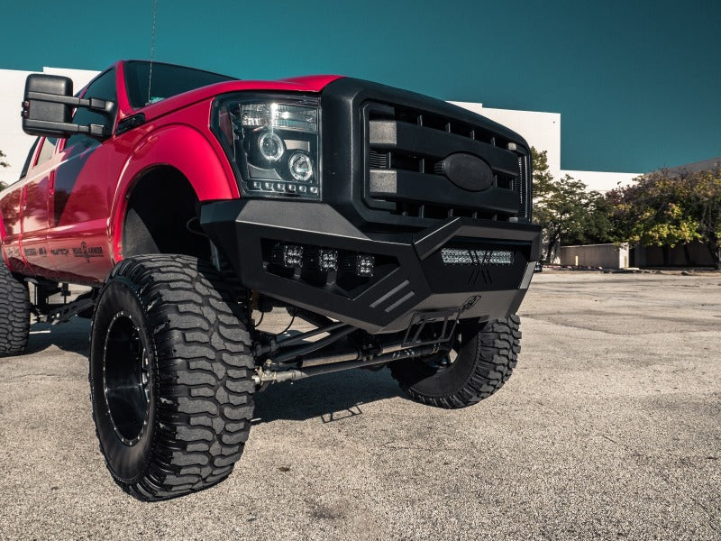 Road Armor 11-16 Ford F-250 SPARTAN Front Bumper - Tex Blk Bumpers - Steel Road Armor