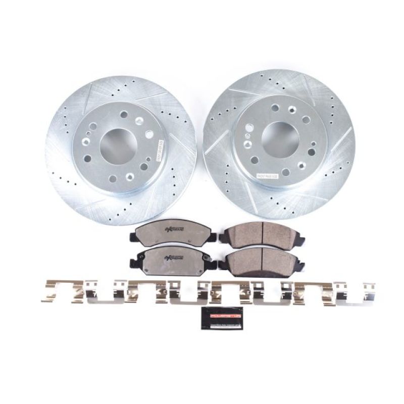 Power Stop 07-18 Chevrolet Silverado 1500 Front Z36 Truck & Tow Brake Kit Brake Kits - Performance D&S PowerStop
