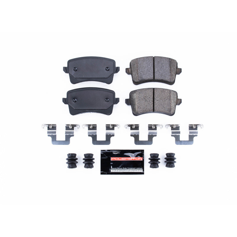 Power Stop 10-16 Audi A4 Rear Z23 Evolution Sport Brake Pads w/Hardware Brake Pads - Performance PowerStop