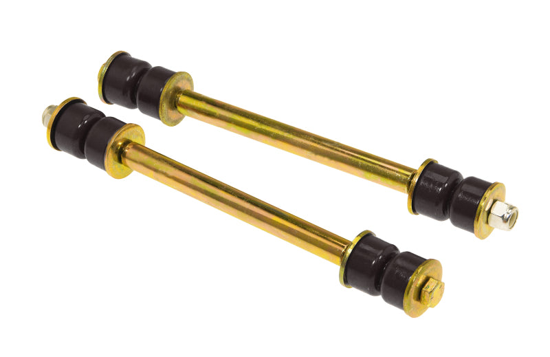 Prothane Universal End Link Set - 7 3/8in Mounting Length - Black Sway Bar Bushings Prothane