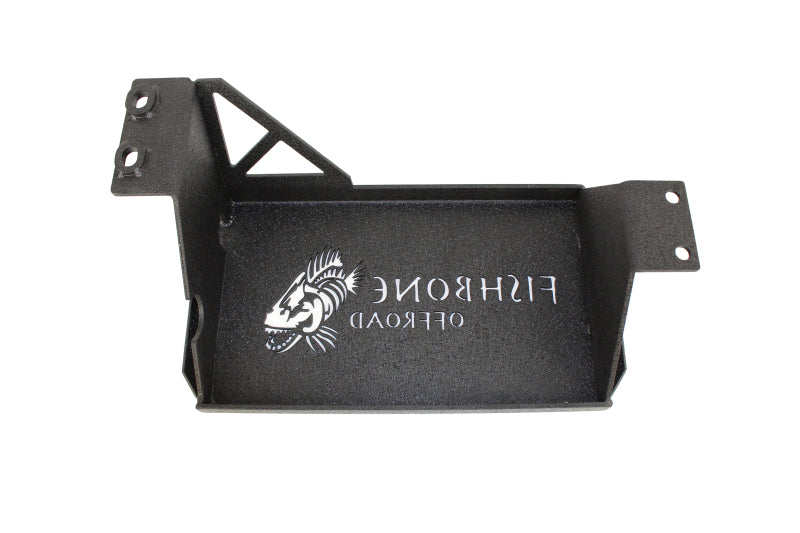 Fishbone Offroad 07-11 Jeep Wrangler JK Steel EVAP Canister Skid Plates - Black Textured Powdercoat Skid Plates Fishbone Offroad