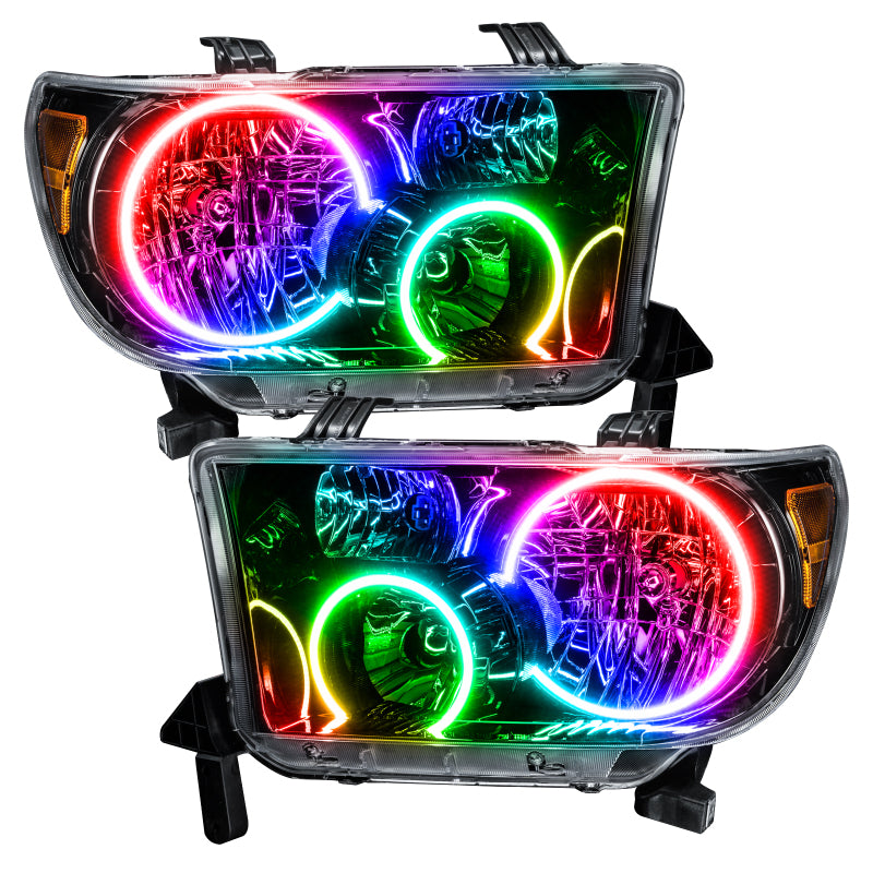 Oracle 07-11 Toyota Tundra Pre-Assembled Headlights - Black Housing - w/ BC1 Controller Headlights ORACLE Lighting