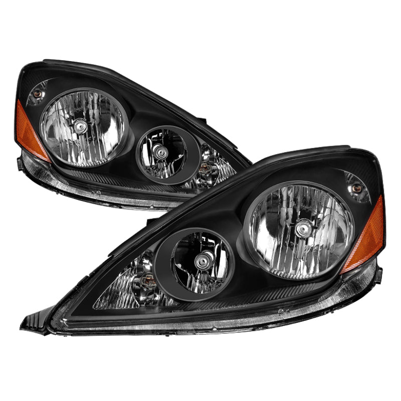 xTune Toyota Sienna Halogen Models Only 2006-2010 OEM Style Headlights - Black HD-JH-TSIE06-AM-BK Headlights SPYDER