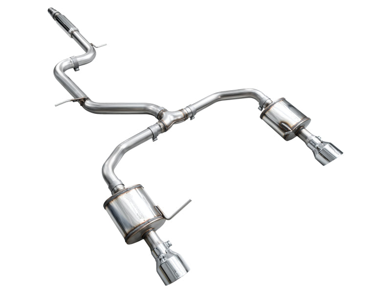 AWE Tuning 22-25 Volkswagen Jetta GLI Touring Edition Exhaust - Chrome Silver Tips Catback AWE Tuning