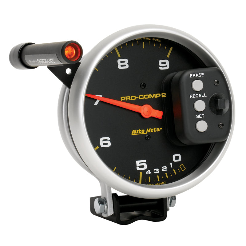 Autometer Pro-Comp 5 inch 9000 RPM Dual Range w/ Shift-Lite and Memory Tach Gauges AutoMeter