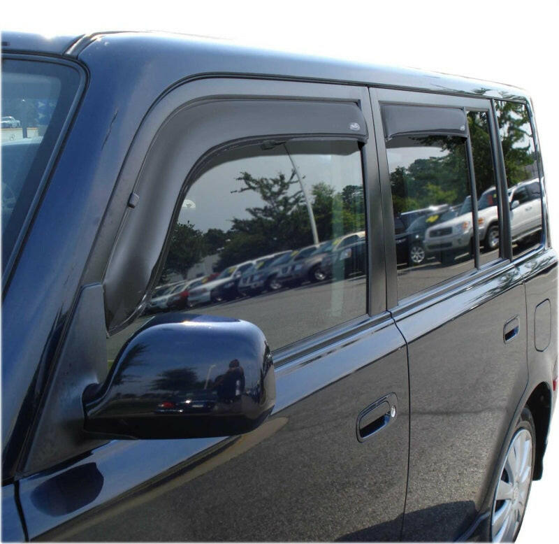 AVS 04-06 Scion XB Ventvisor In-Channel Front & Rear Window Deflectors 4pc - Smoke Wind Deflectors AVS