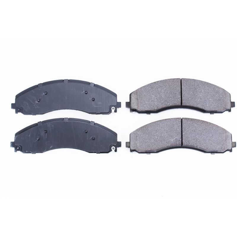 Power Stop 17-19 Ford F-450 Super Duty Front Z16 Evolution Ceramic Brake Pads Brake Pads - OE PowerStop