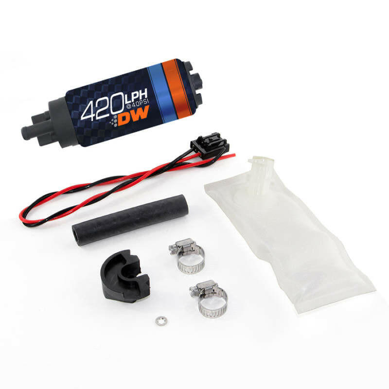 Deatschwerks DW420 Series 420lph In-Tank Fuel Pump w/ Install Kit For 94-02 Nissan S14/S15 Fuel Pumps DeatschWerks