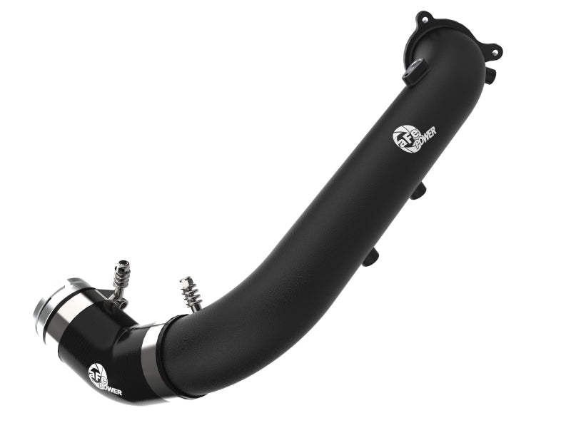 aFe BladeRunner Black 2-3/4in Aluminum Charge Pipe 2021 Toyota Supra GR (A90) I4-2.0L (t) B48 Intercoolers aFe