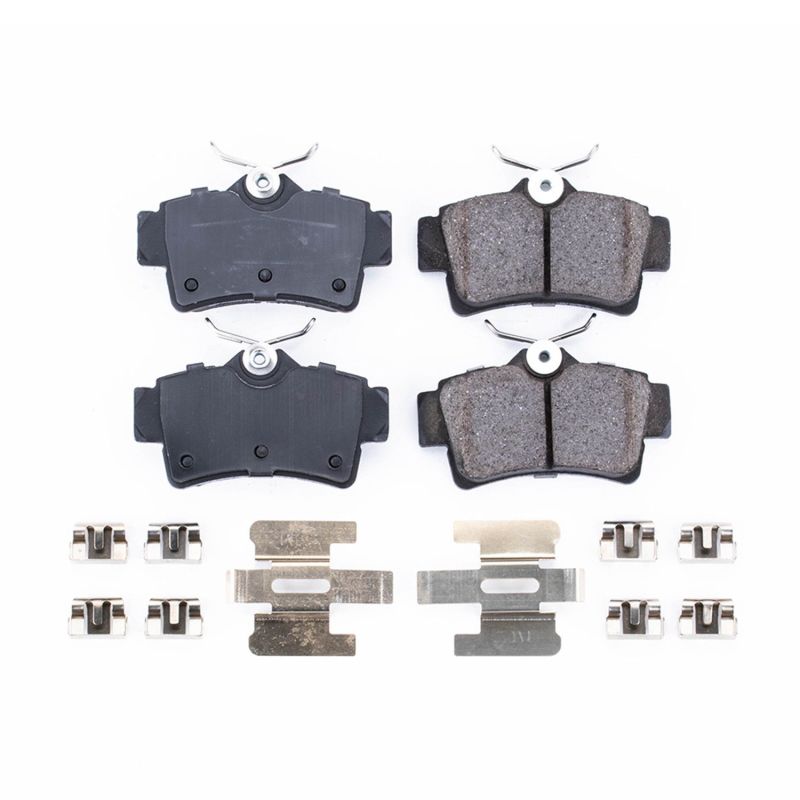 Power Stop 94-04 Ford Mustang Rear Z17 Evolution Ceramic Brake Pads w/Hardware Brake Pads - OE PowerStop