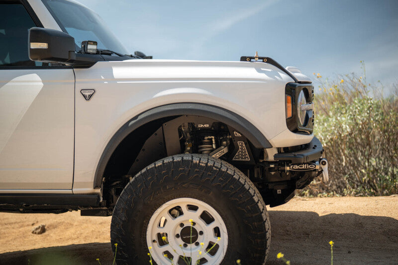DV8 Offroad 21-25 Ford Bronco Addictive Desert Designs Front Inner Fender Liners Wheel Well Liners DV8 Offroad