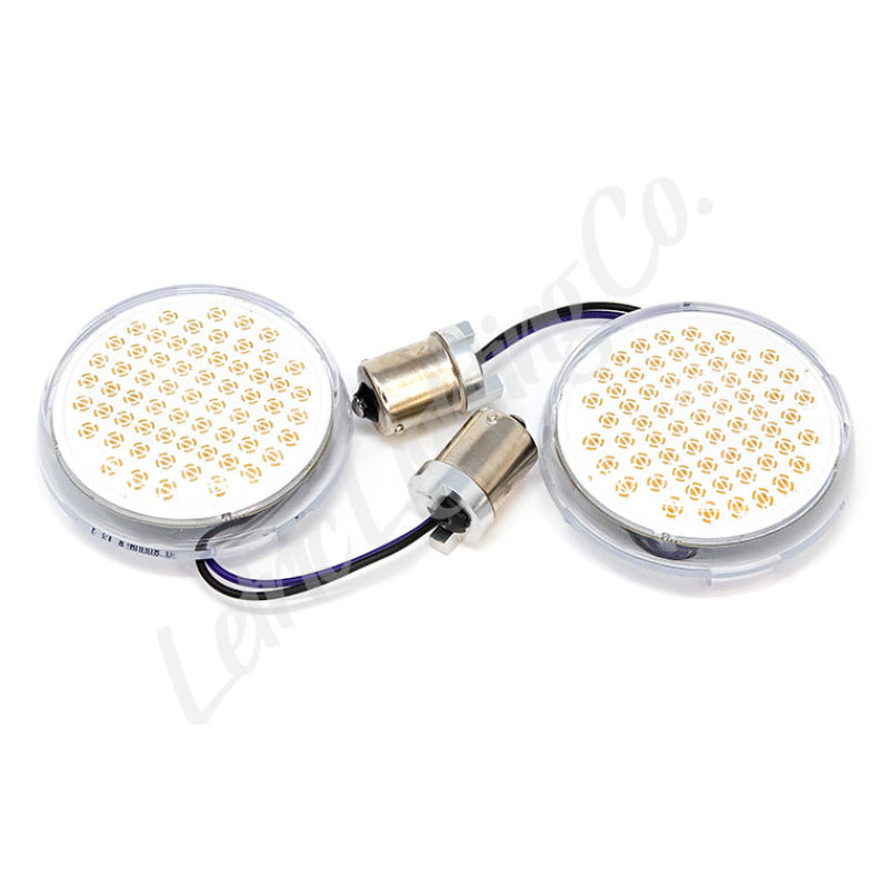 Letric Lighting Deluxe Bullet Style Insert 1156 Amber Light Accessories and Wiring Letric Lighting