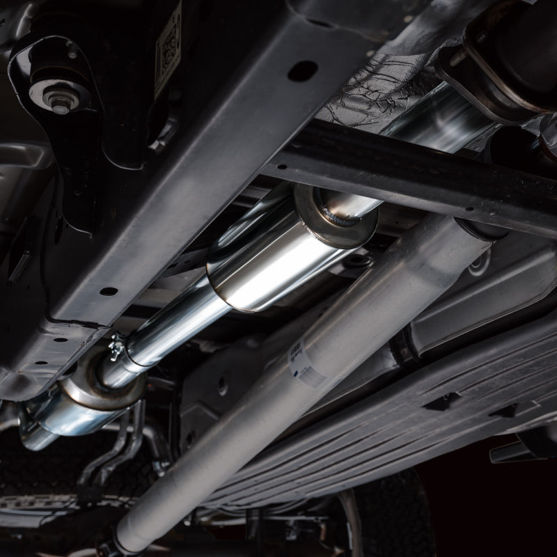 AWE Tuning 2021+ Ford F-150 Tremor (w/ Bumper Cutouts) 0FG Resonated Cat-Back - Diamond Black Tips Catback AWE Tuning