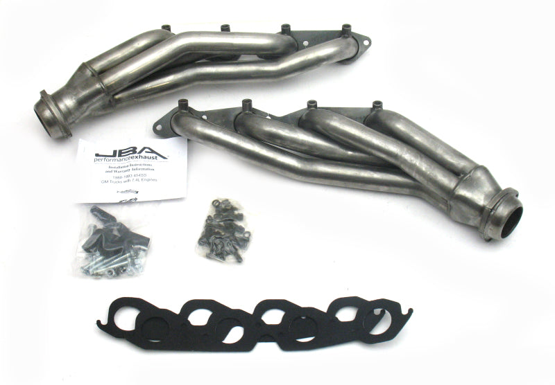 JBA 88-93 GM Truck 7.4L BBC w/A.I.R. 1-3/4in Primary Raw 409SS Cat4Ward Header Headers & Manifolds JBA