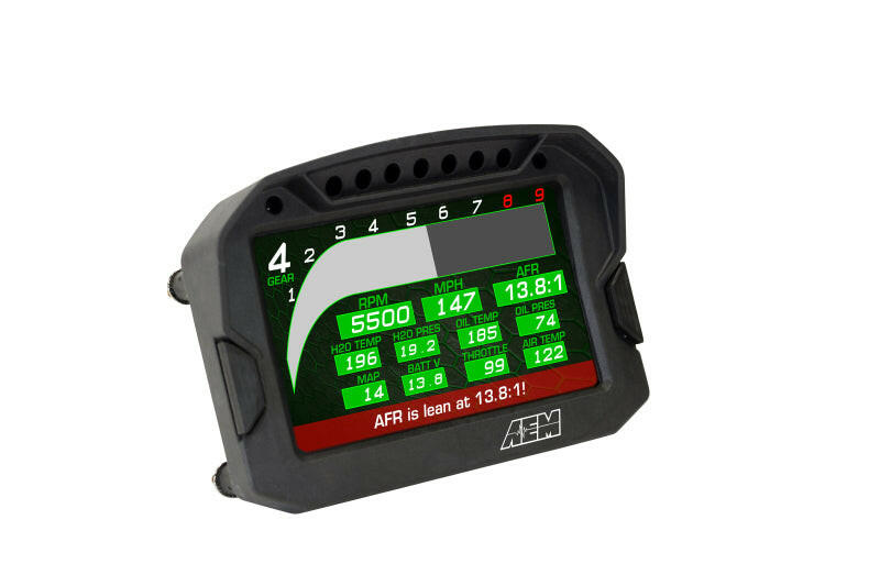 AEM CD-5G Carbon Digital Dash Display mit integriertem 10-Hz-GPS und Antenne