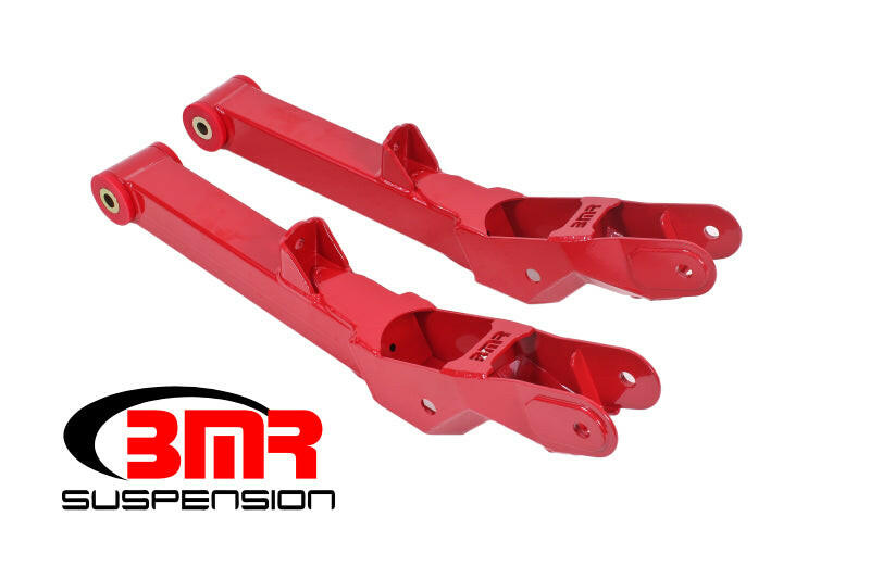 BMR 10-15 5th Gen Camaro Non-Adj. Rear Lower Control Arms (Polyurethane) - Red Control Arms BMR Suspension