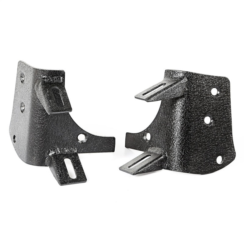 Rugged Ridge 97-06 Jeep Wrangler TJ Textured Black Dual A-Pillar Light Mount Light Mounts Rugged Ridge