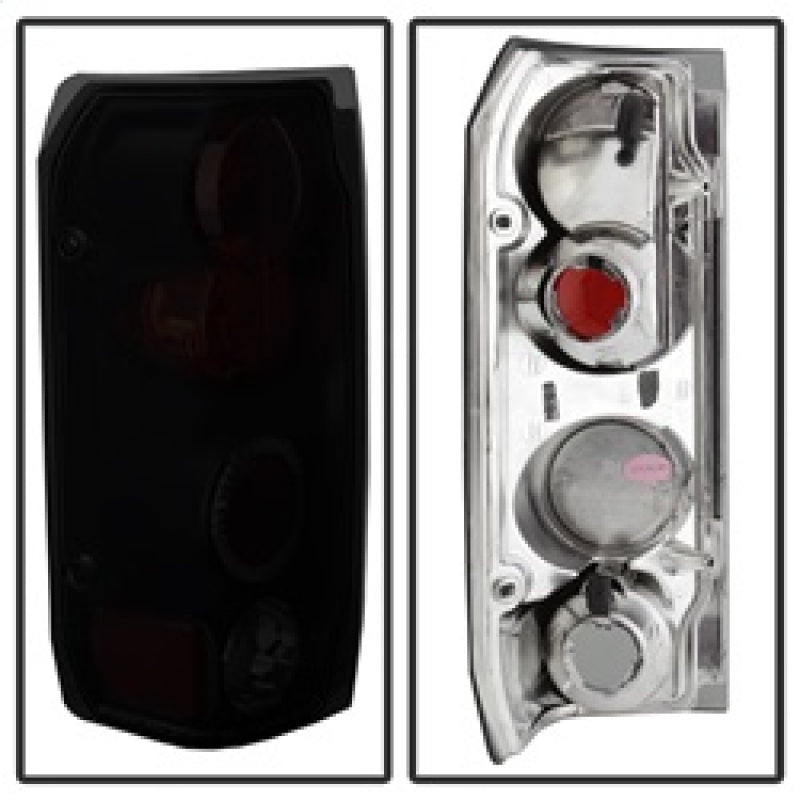 Spyder Ford F150 87-96/Ford Bronco 88-96 Euro Style Tail Lights Black Smoke ALT-YD-FF15089-BSM Tail Lights SPYDER