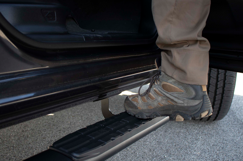 Fishbone Offroad 2019+ Dodge Ram 1500 Quad Cab Oval Side Steps - Black Textured Side Steps Fishbone Offroad