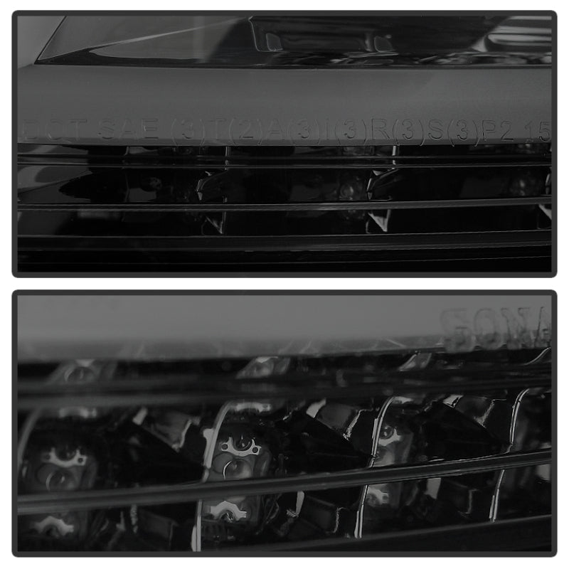 Spyder Audi TT 07-12 LED Tail Lights Smoke ALT-YD-ATT07-LED-SM Tail Lights SPYDER