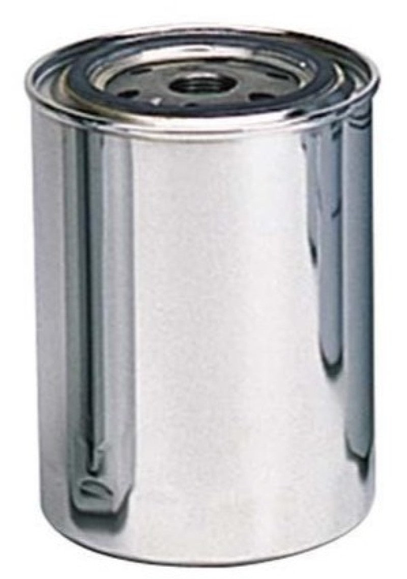 Moroso Ford/Mopar/Import 3/4in Thread 5-1/4in Tall Oil Filter - Chrome Oil Filters Moroso
