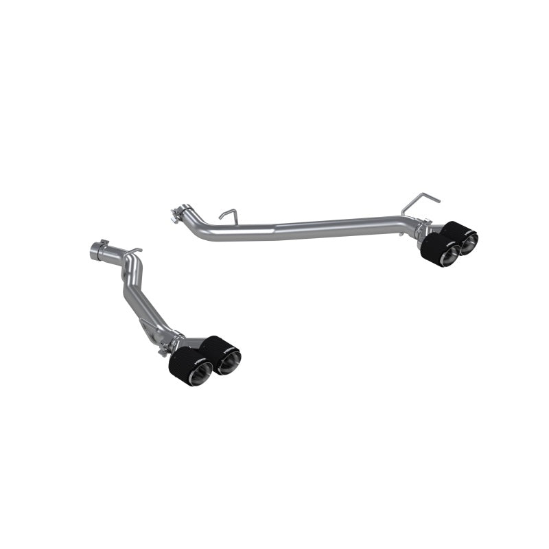 MBRP 20-21 Ford Explorer ST 3.0L EcoBoost Dual Rear Exit Axle Back w/ Quad Carbon Fiber Tips - T304 Axle Back MBRP