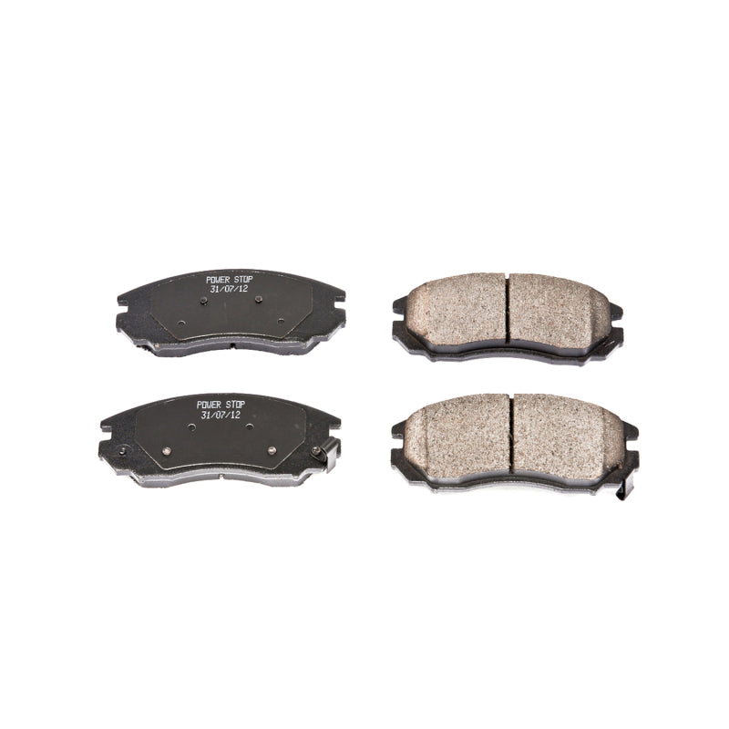 Power Stop 04-08 Hyundai Tiburon Front Z16 Evolution Ceramic Brake Pads Brake Pads - OE PowerStop