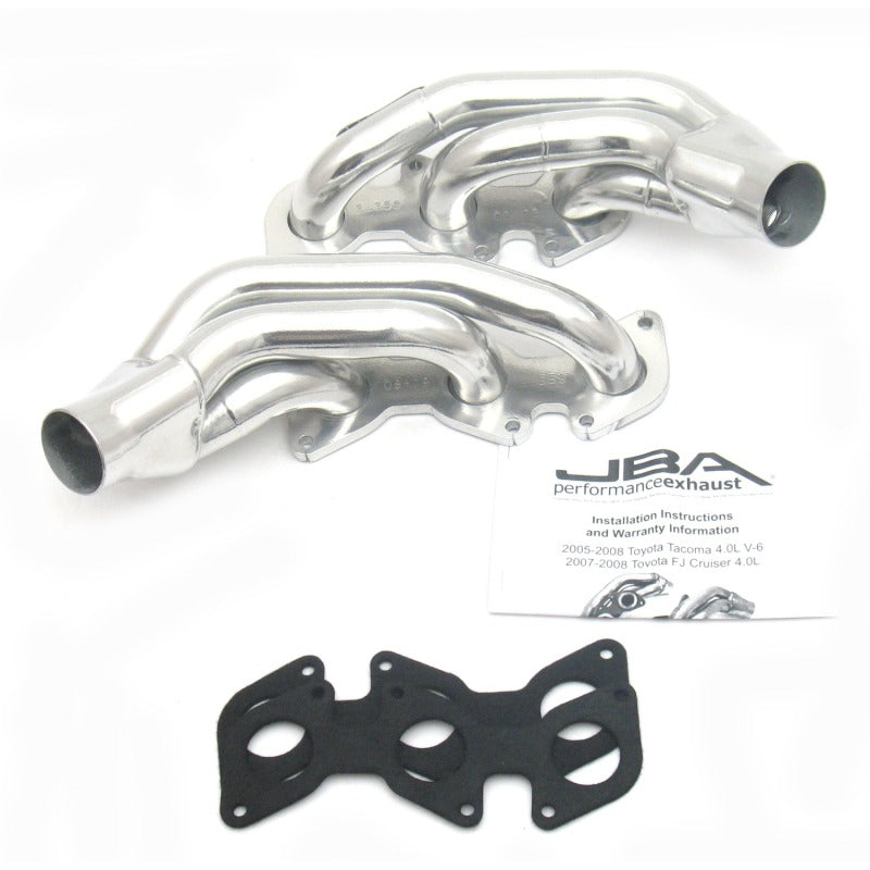 JBA 03-09 Toyota 4.0L V6 w/o A.I.R. 1-1/2in Primary Silver Ctd Cat4Ward Header Headers & Manifolds JBA