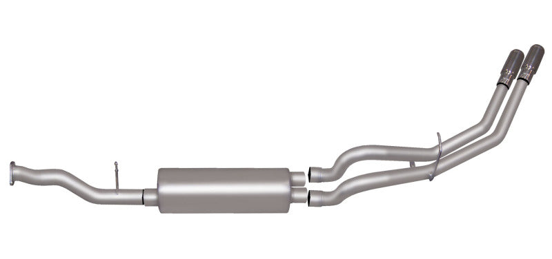 Gibson 96-99 Chevrolet Tahoe LS 5.7L 2.25in Cat-Back Dual Sport Exhaust - Stainless Catback Gibson