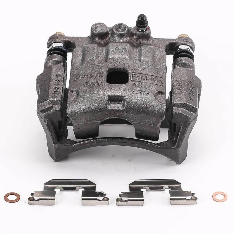 Power Stop 11-17 Ford Fiesta Front Left Autospecialty Caliper w/Bracket Brake Calipers - OE PowerStop