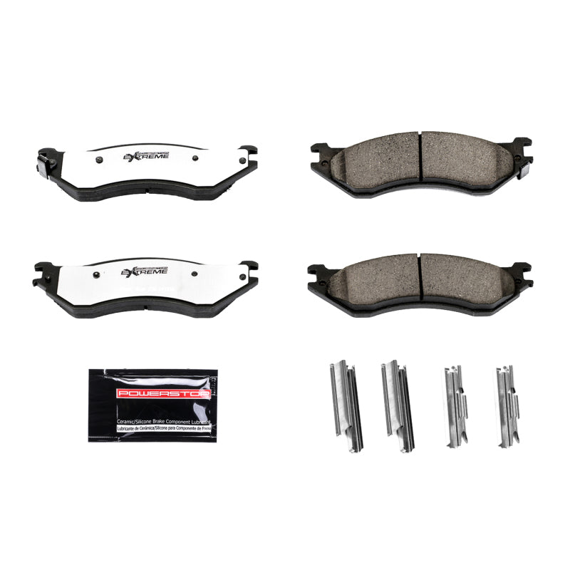 Power Stop 97-02 Ford Expedition Front or Rear Z36 Truck & Tow Brake Pads w/Hardware Brake Pads - Performance PowerStop