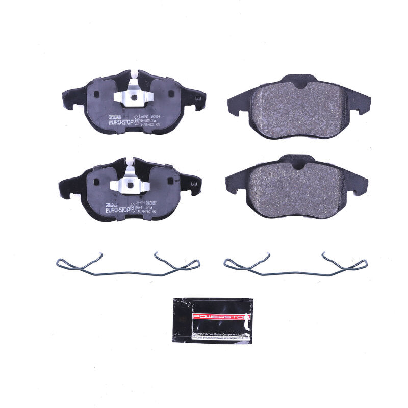 Power Stop 10-11 Saab 9-3X Euro-Stop ECE-R90 Front Brake Pads Brake Pads - OE PowerStop