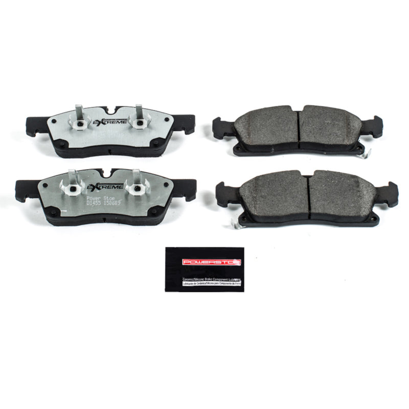 Power Stop 11-16 Dodge Durango Front Z26 Extreme Street Brake Pads w/Hardware Brake Pads - Performance PowerStop