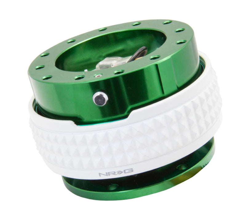 NRG Quick Release Kit - Pyramid Edition - Green Body / Glow In The Dark Pyramid Ring Quick Release Adapters NRG