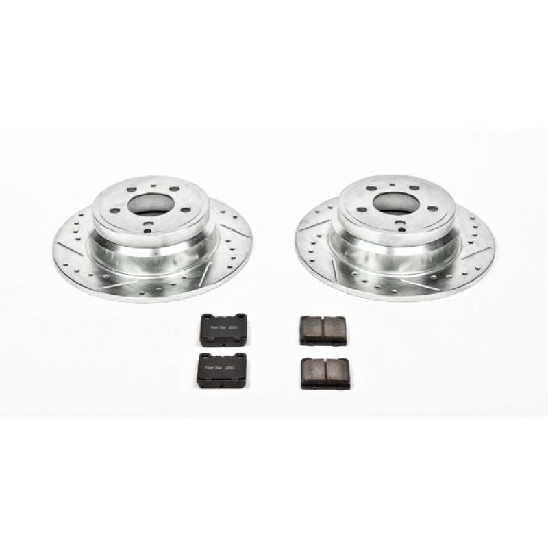 Power Stop 94-97 Volvo 850 Rear Z23 Evolution Sport Brake Kit Brake Kits - Performance D&S PowerStop