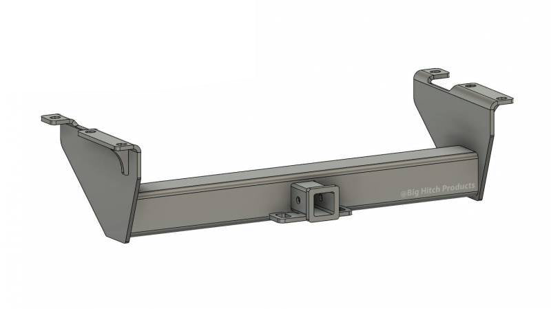 Wehrli Big Hitch Products 07.5-10 GM Long Bed 2 in. Receiver Hitch - Below Roll Pan Hitch Receivers Wehrli