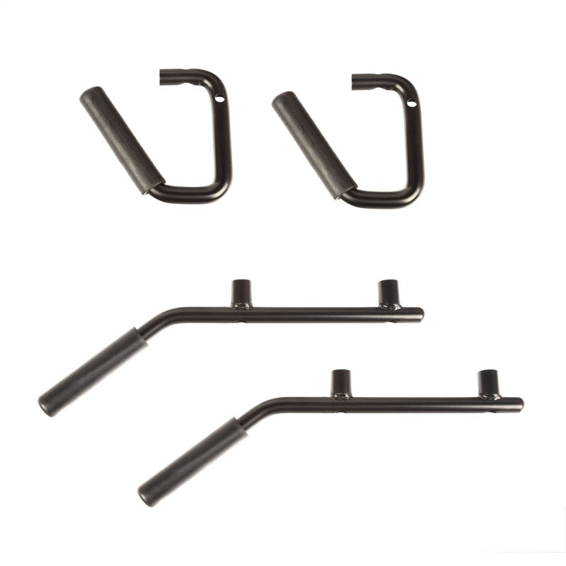 Rugged Ridge Steel Grab Handles F/R Kit Black 07-18 Jeep Wrangler JK/JKU Dash & Interior Trim Rugged Ridge