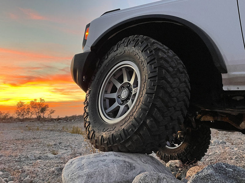 ICON Rebound Pro 17x8.5 6x5.5 25mm Offset 5.75in BS 95.1mm Bore Titanium Wheel Wheels - Cast ICON