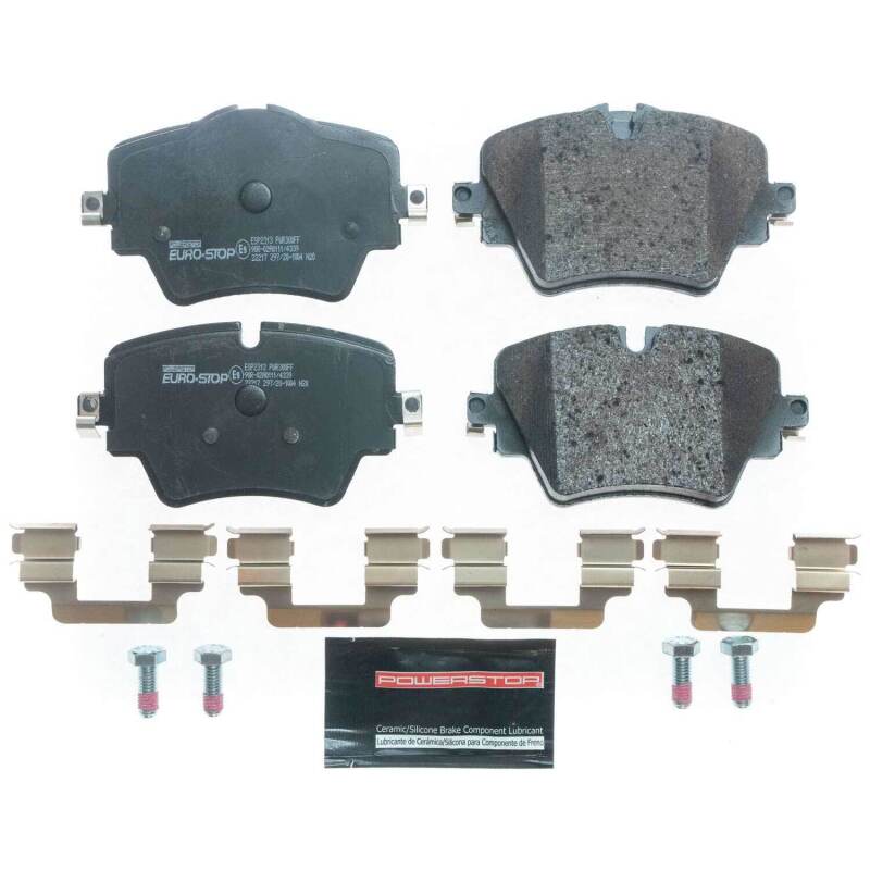 Power Stop 17-19 Mini Cooper Countryman Euro-Stop ECE-R90 Front Brake Pads Brake Pads - OE PowerStop