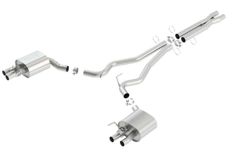 Borla 15-16 Ford Mustang Shelby GT350 5.2L ATAK Cat Back Exhaust (Uses Factory Valence) Catback Borla