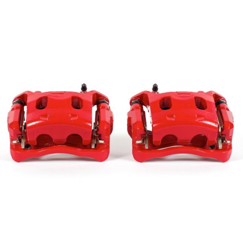 Power Stop 2013 Infiniti JX35 Front Red Calipers w/Brackets - Pair Brake Calipers - Perf PowerStop