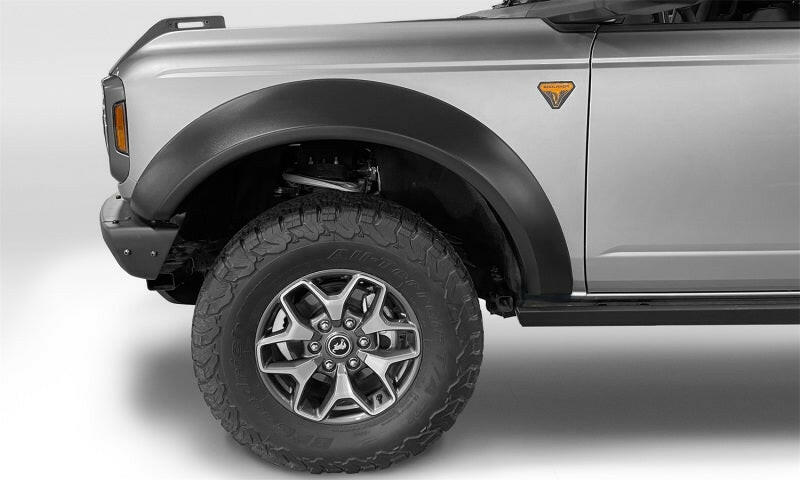 Bushwacker 2021+ Ford Bronco 4-Door Extend-A-Flares 4pc - Black Fender Flares Bushwacker