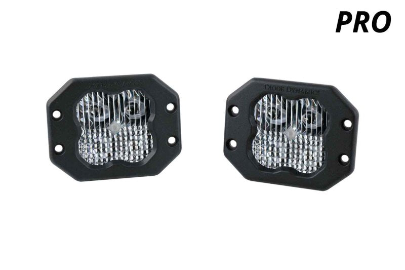 Diode Dynamics SS3 Pro RBL - White Flood Flush (Pair) Light Accessories and Wiring Diode Dynamics