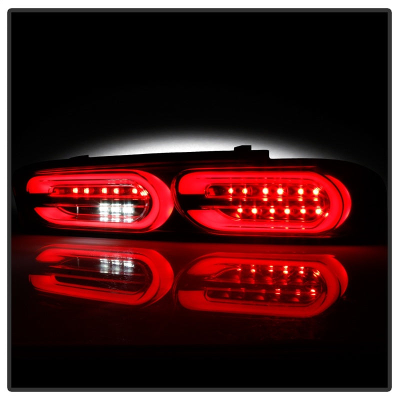 Spyder Chevy Camaro 16-18 Halogen LED Tail Lights Black ALT-YD-CCAM16HAL-SEQ-BK Tail Lights SPYDER