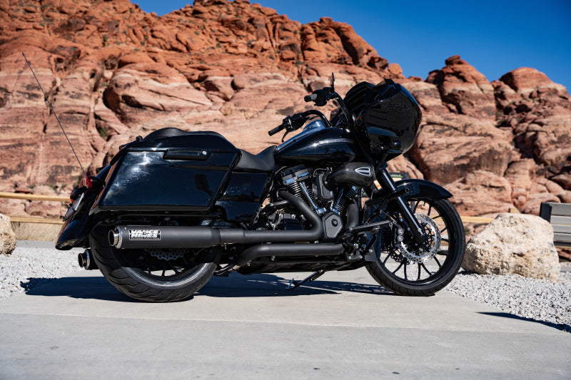 Vance & Hines 17-24 Harley-Davidson Touring Supersport Slip-On - Black Powersports Exhausts Vance and Hines